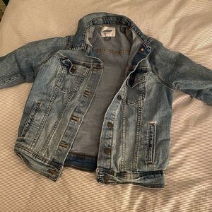 Light wash denim jacket